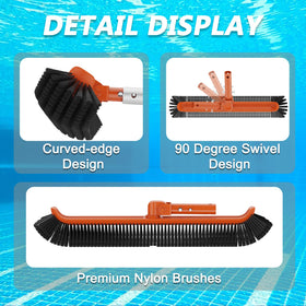 SKGPOLE aluminum pool pole with durable construction.