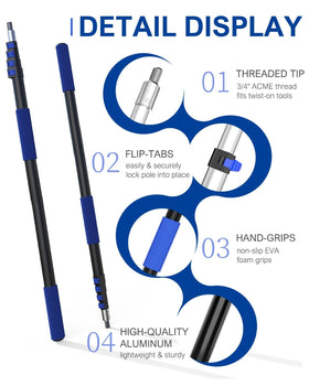 SKGPOLE bulb changer includes baskets to fit different bulb shapes for versatility.