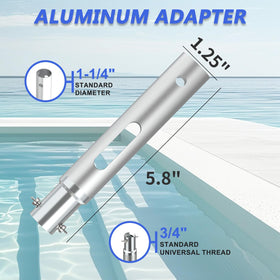 SKGPOLE non-slip grip handle provides secure hold in wet conditions.