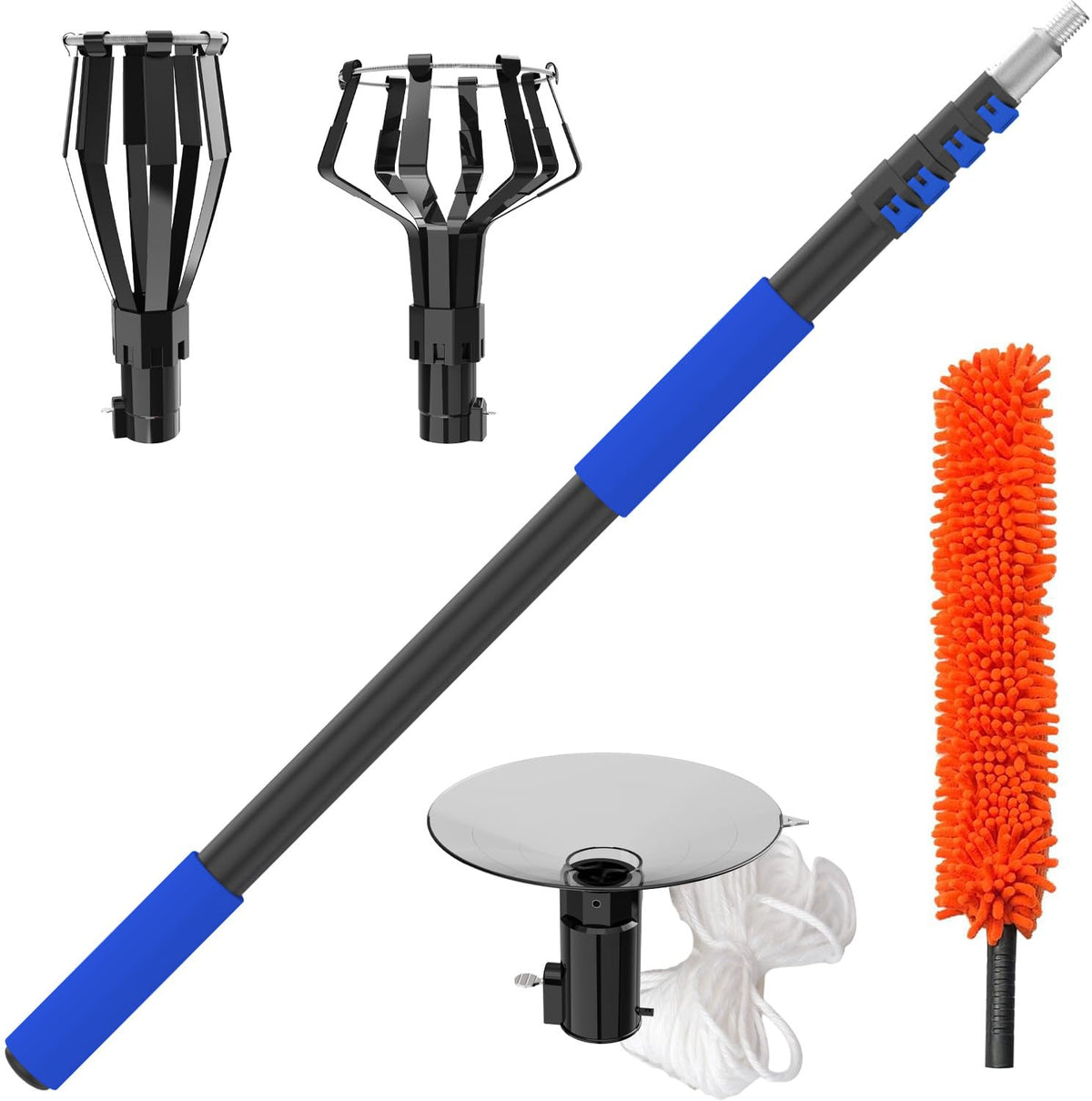 SKGPOLE reach light bulb changer extended pole enables safe bulb changes from ground level.