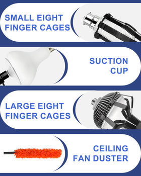SKGPOLE suction cup securely attaches to smooth recessed bulbs for easy replacement.