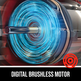 Auto PWR JUMP charger reduces downtime during trimming tasks.
