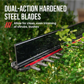 Skil PWR CORE 40 2.0Ah battery powering cordless trimming sessions