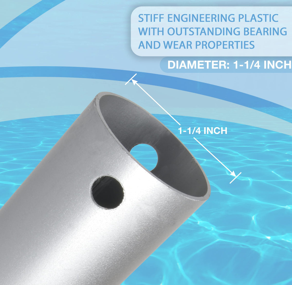 ProDapter universal attachment connects to skimmers and vacuums