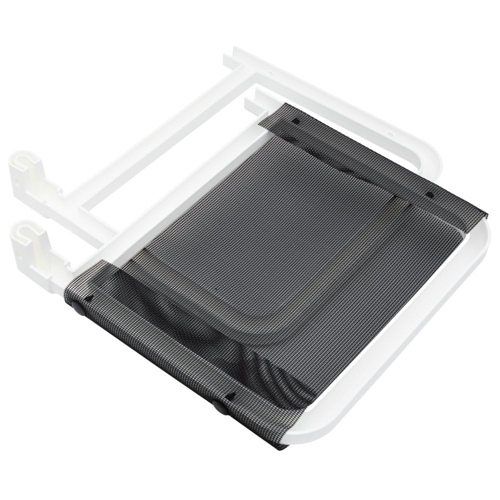 Skimmer Saver by Fischer on a deck, blocks leaves before entering the skimmer.