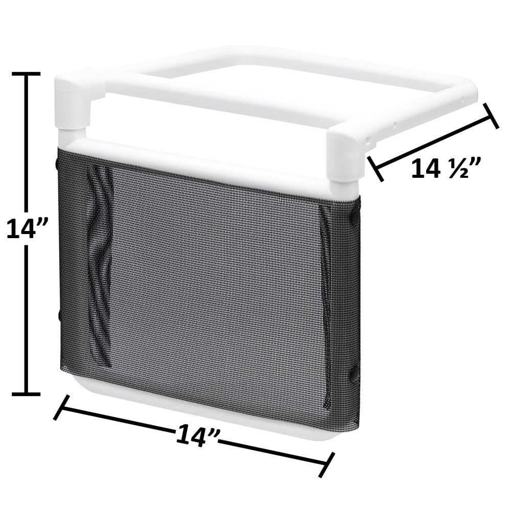 Skimmer Saver by Fischer USA-made, crack-resistant exterior designed for outdoor pool environments.