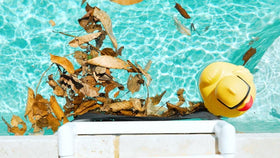 Skimmer Saver by Fischer UV-resistant material protects the unit from sun damage.