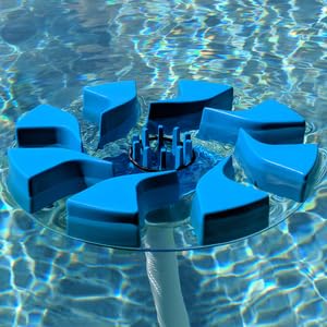 SkimmerMotion Original front view shows compact design for efficient surface cleaning.