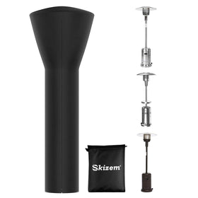 Skizem outdoor patio heater cover with zipper keeps rain and dust off your heater