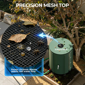 SKM 53-gallon capacity ideal for garden irrigation and outdoor cleaning