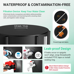 SKM durable 3-ply PVC construction resists UV and punctures