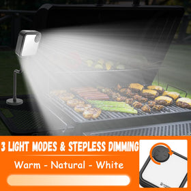 SKNOOY 360-degree gooseneck rotation enables lighting from any angle.