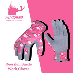 SKYDEER flexfit-wrist keeps gloves secure during intensive garden tasks.