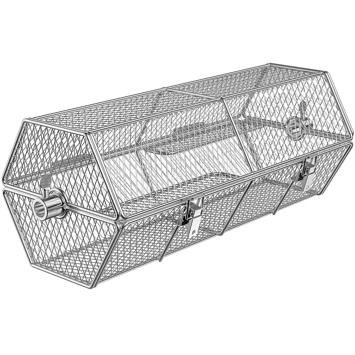 Skyflame round basket assembly shows durable stainless construction for even grilling