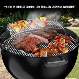Skyflame Charkettle easy to clean after grilling sessions