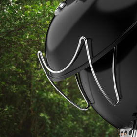 Skyflame compatibility with 18, 22, and 26 inch kettles ensures one holder fits all.