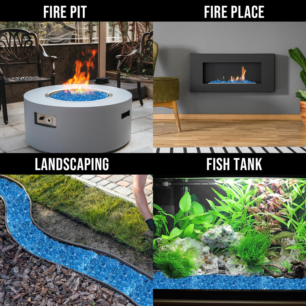 Skyflame easy cleaning fire glass, rinsing with vinegar and water