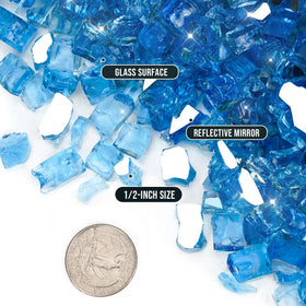 Skyflame Easy-install Fire Glass simplifies setup and cleanup for rapid installation.