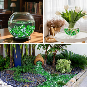 Skyflame fire glass can be cleaned easily using vinegar and water.