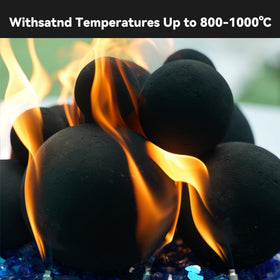 Skyflame 2-inch ceramic fireball compact pieces for tight spaces and accents.
