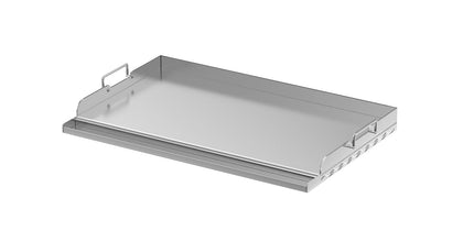 Skyflame griddle plate 25x16 showing even heat distribution for uniform cooking