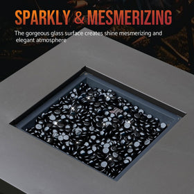 Skyflame heat-resistant fire glass designed for long-term heat use.