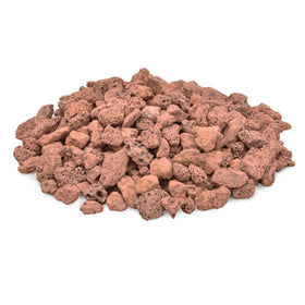 Skyflame lava rock granules for fire pits enhance flame dispersion.