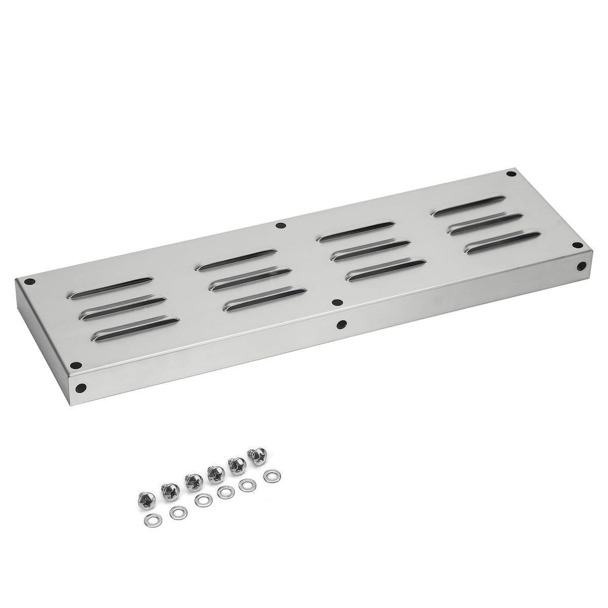 Skyflame venting panel in an outdoor kitchen for clean airflow and style