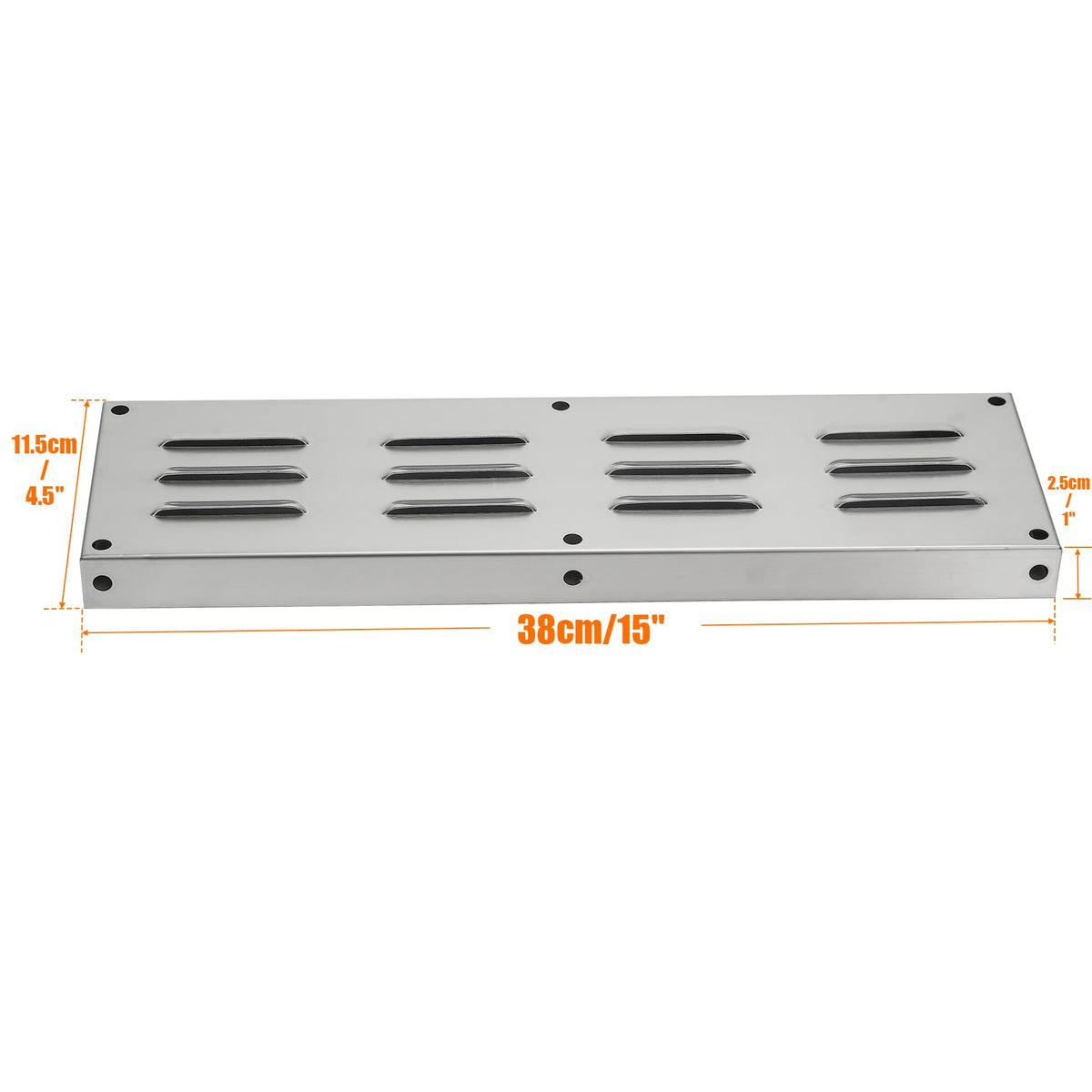 Skyflame venting panel shows depth ideal for stone island installations