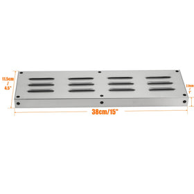 Skyflame venting panel shows depth ideal for stone island installations