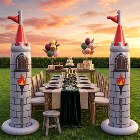 Skylety 6.2 ft castle inflatables durable PVC performance
