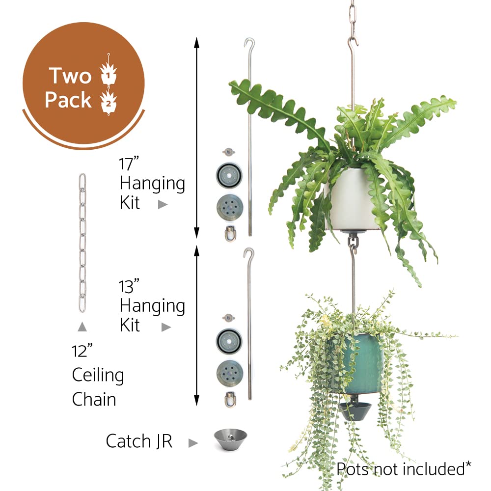 SkyPots Catch JR drip collector for cleaner watering