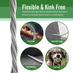 Skyward leak-proof connection with reinforced washers for secure outdoor use