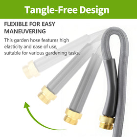Skyward 4ft hose is lightweight and easy to store after use.