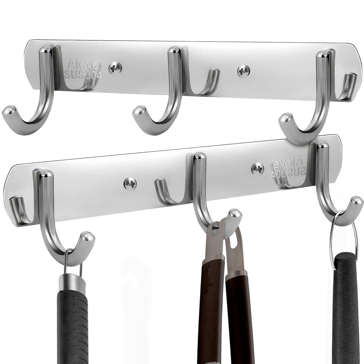 Skywin TidyFriend grill hooks hold utensils for quick access while grilling.