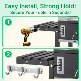 Skywin kitchen hanger organizes grilling tools for fast swaps.