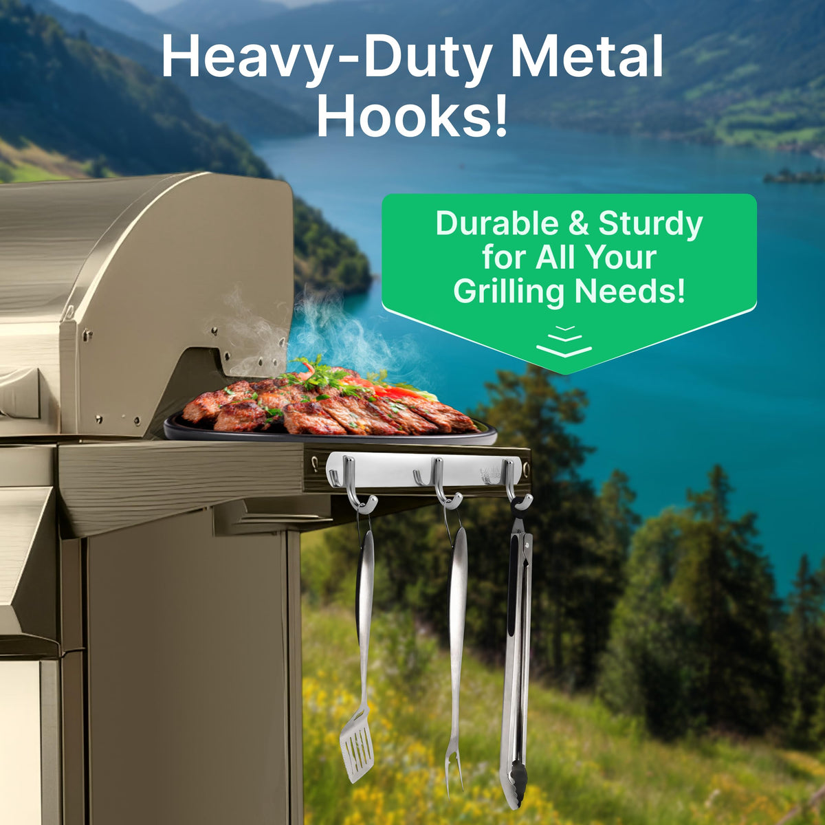 Skywin outdoor and indoor use keeps tools accessible anywhere in your kitchen.
