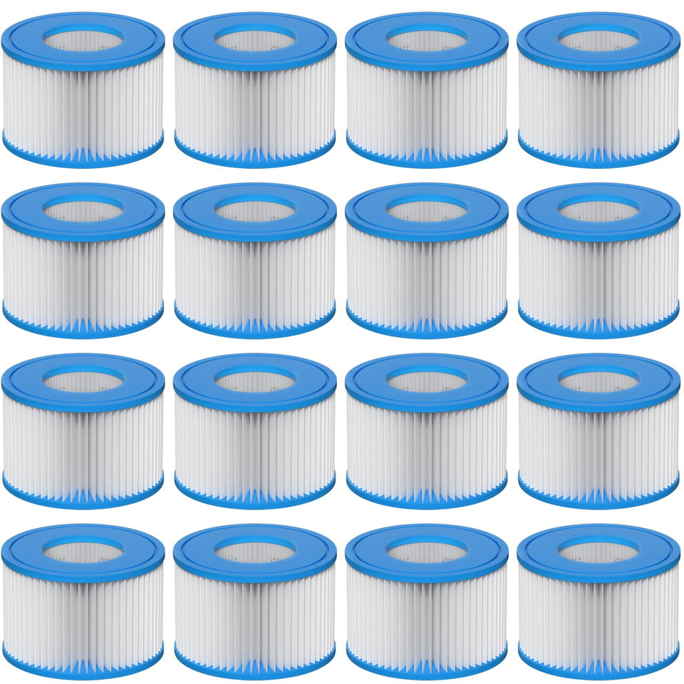 Slamate Type VI filter 16-pack for easy spa maintenance and clear water.