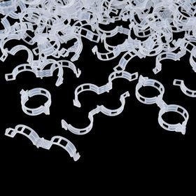 SLAMZO 100Pcs Garden Vine Clip demonstrates durable plastic for outdoor plant support