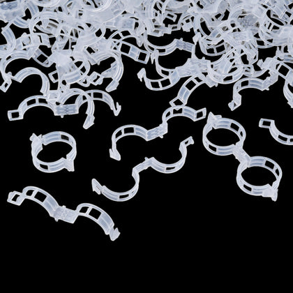 SLAMZO 100Pcs Garden Vine Clip demonstrates durable plastic for outdoor plant support