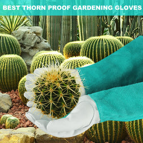 SLARMOR full-grain cowhide palm design for wear-resisting gardening tasks.