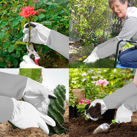 SLARMOR gunn-cut keystone-thumb design enhances grip for precise planting.