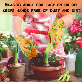 SLARMOR hanging cords provide convenient storage between gardening sessions