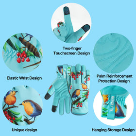 SLARMOR gloves with durable fingertips for precise planting and tool handling.