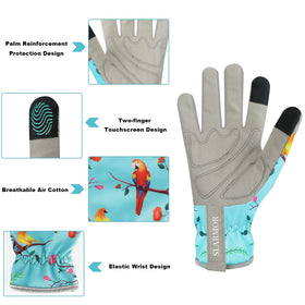SLARMOR women's gardening gloves deliver superior grip and dexterity for digging and planting.