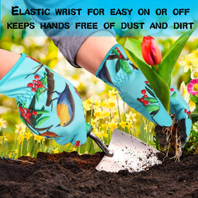 SLARMOR gloves feature hanging cords for easy storage when not in use.