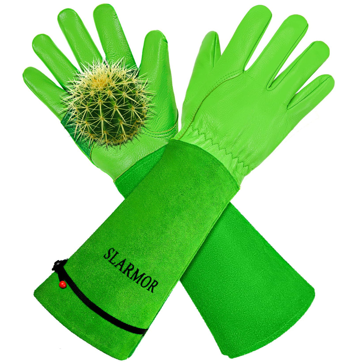 SLARMOR long gardening gloves with thorn-proof protection for roses pruning