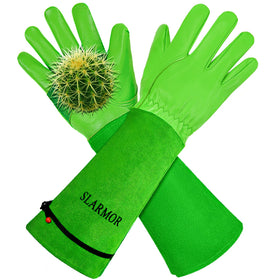 SLARMOR long gardening gloves with thorn-proof protection for roses pruning