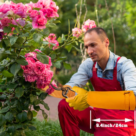 SLARMOR universal size gardening gloves for flexible fit