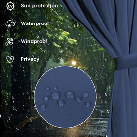 Slashome gazebo curtains sidewalls with zipper add adjustable privacy and weather protection.